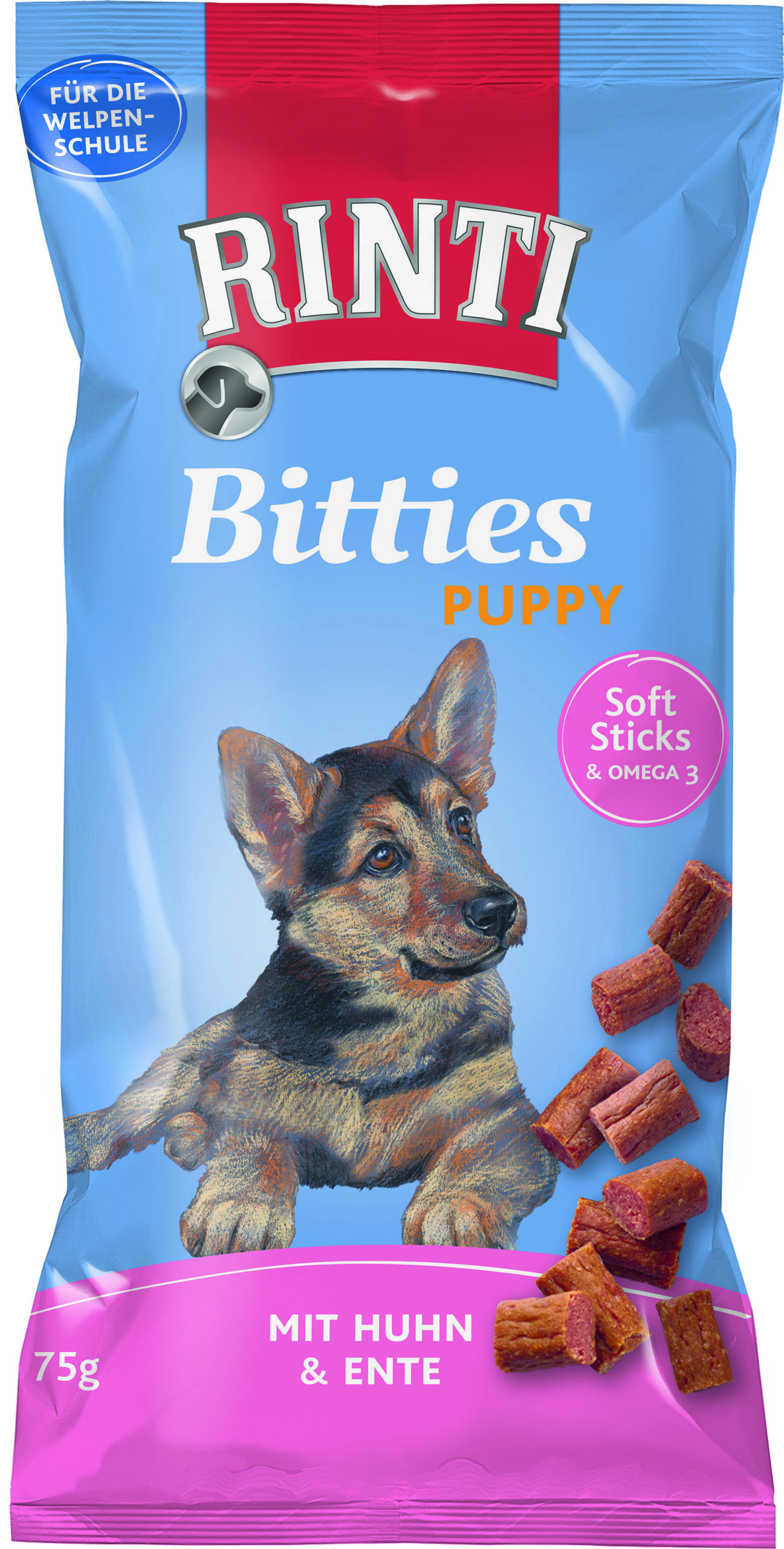 Rinti Bitties Puppy Huhn & Ente 75g