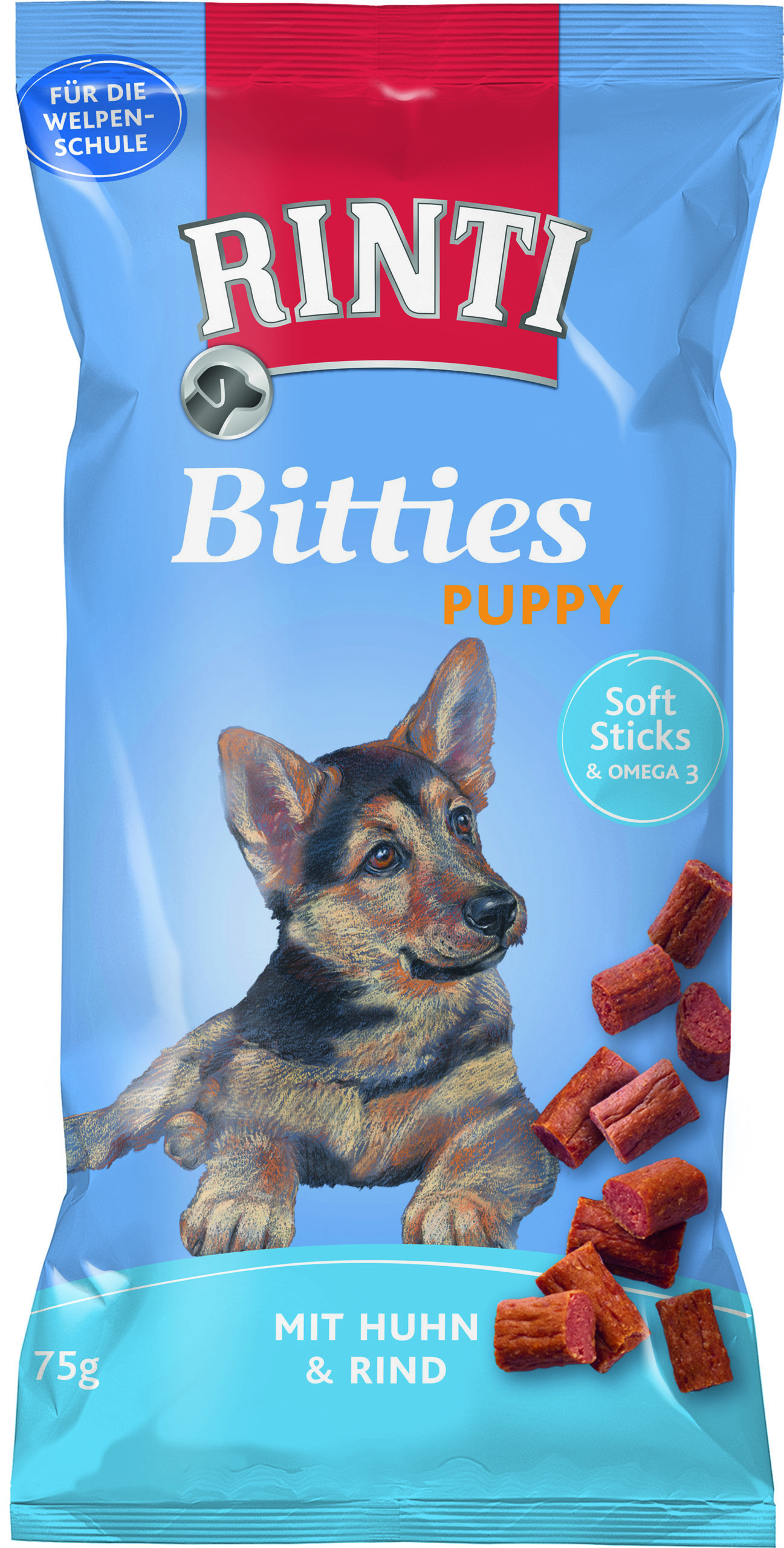 Rinti Bitties Puppy Huhn & Rind 75g