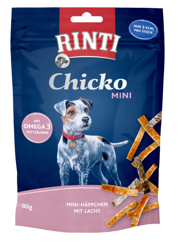 Rinti Chicko Mini Häppchen mit Lachs 80g