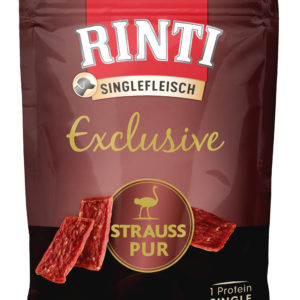 Rinti Singlefleisch Exclusive Strauss pur 50g
