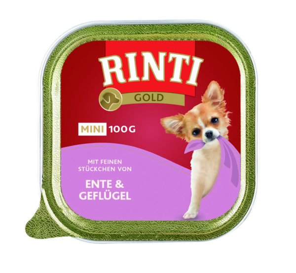 Rinti Gold Mini Ente & Geflügel 100g