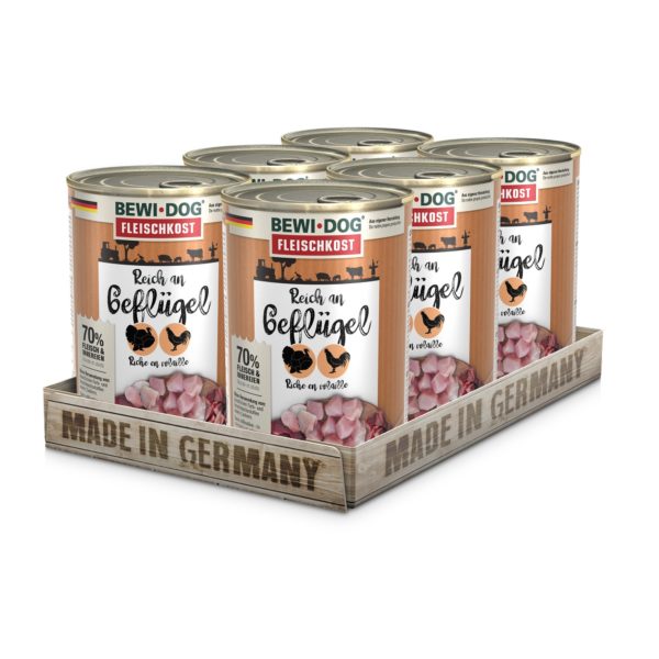 BEWI DOG  Fleischkost reich an Geflügel – Bild 2