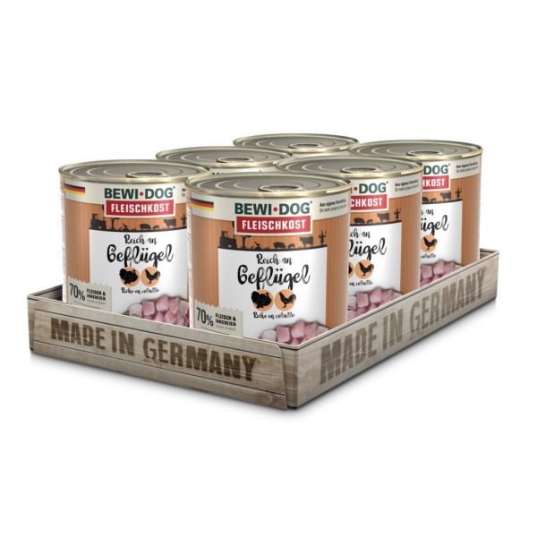 BEWI DOG  Fleischkost reich an Geflügel – Bild 4