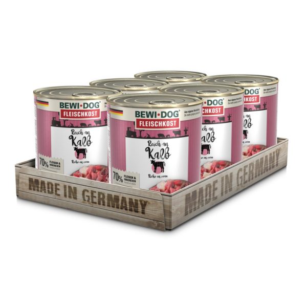 BEWI DOG  Fleischkost reich an Kalb – Bild 4