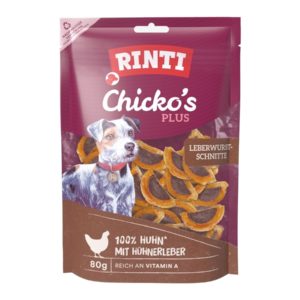 Rinti Chicko Plus Leberwurstschnitten 80g