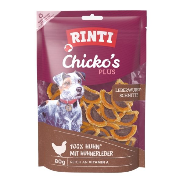 Rinti Chicko Plus Leberwurstschnitten 80g