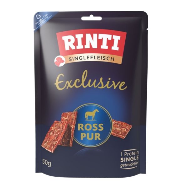 Rinti Singlefleisch Exclusive Ross pur 50g