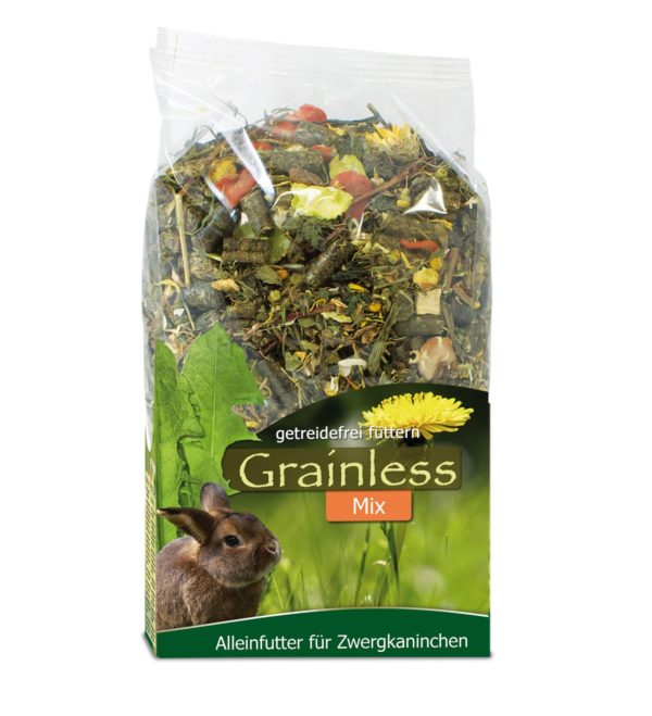 JR-Farm Grainless Mix Zwergkaninchen 650g