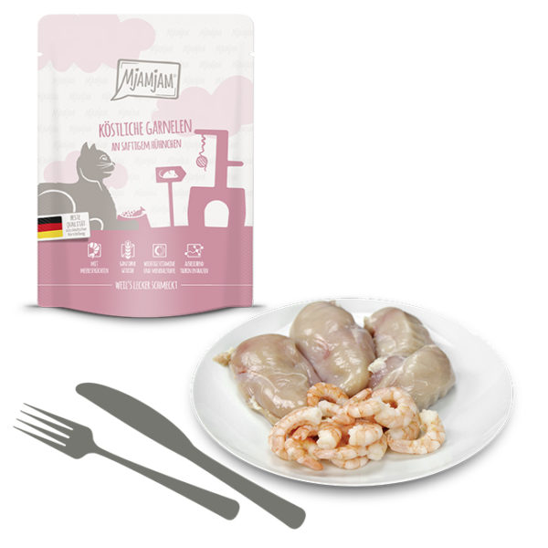 Mjamjam - Quetschie köstliche Garnelen an saftigem Hühnchen – Bild 2