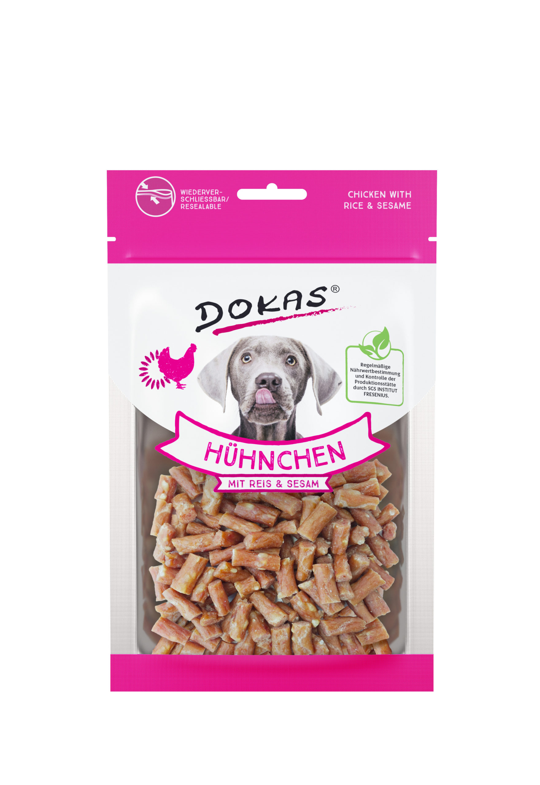 Dokas Hühnchen mit Reis & Sesam 70g