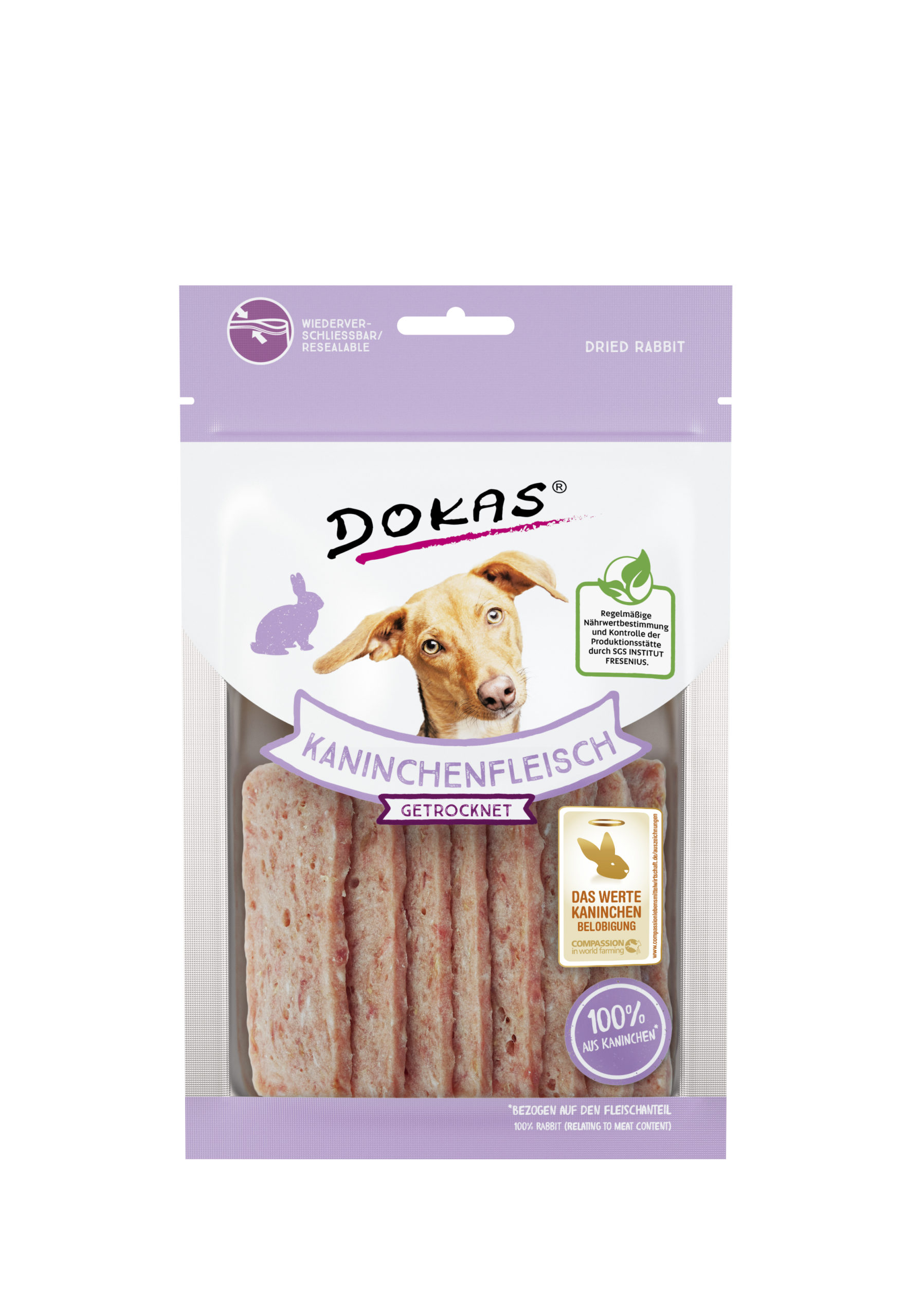 Dokas Kaninchenfleisch getrocknet 70g