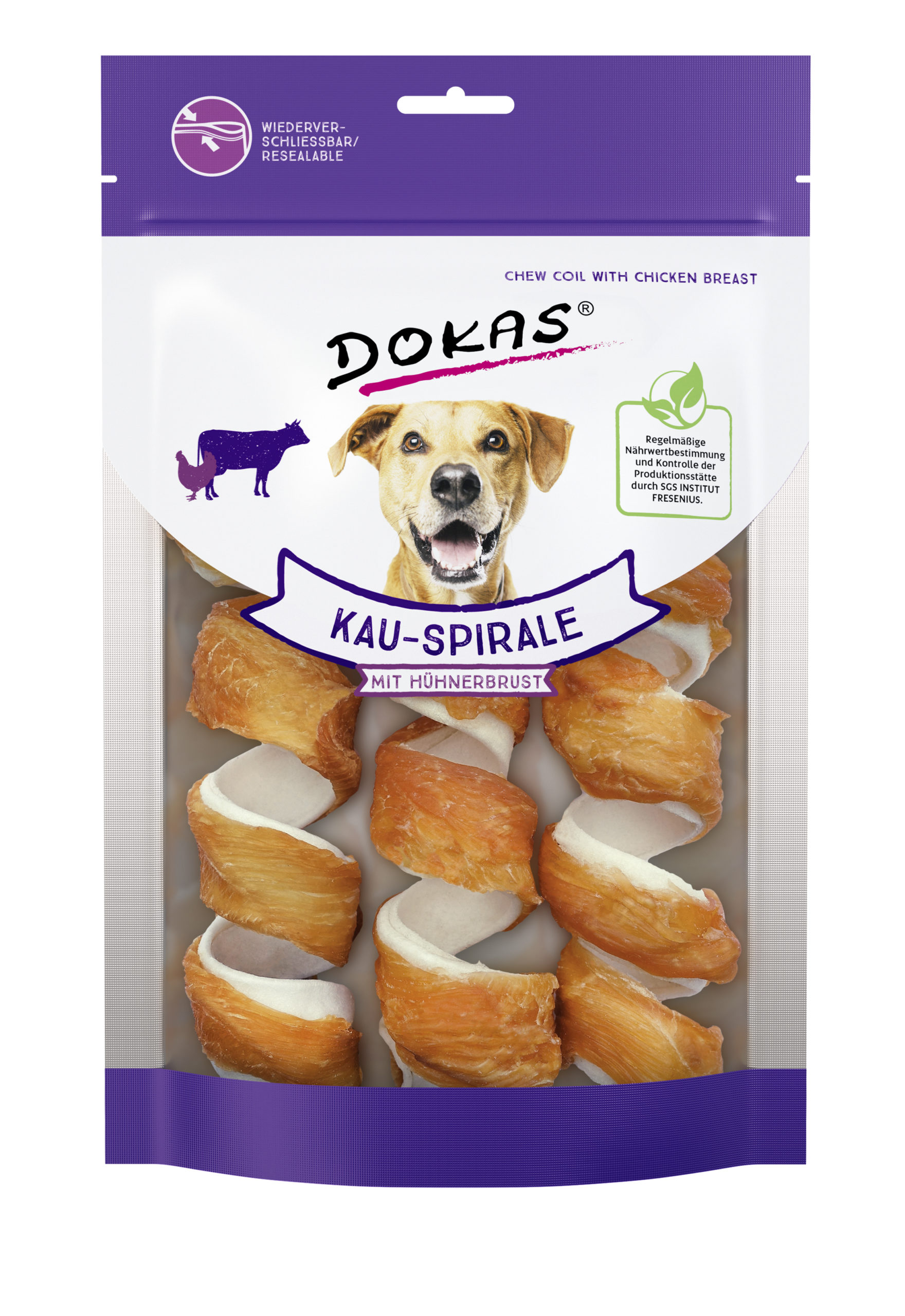 Dokas Kauspirale mit Hühnerbrust 110g