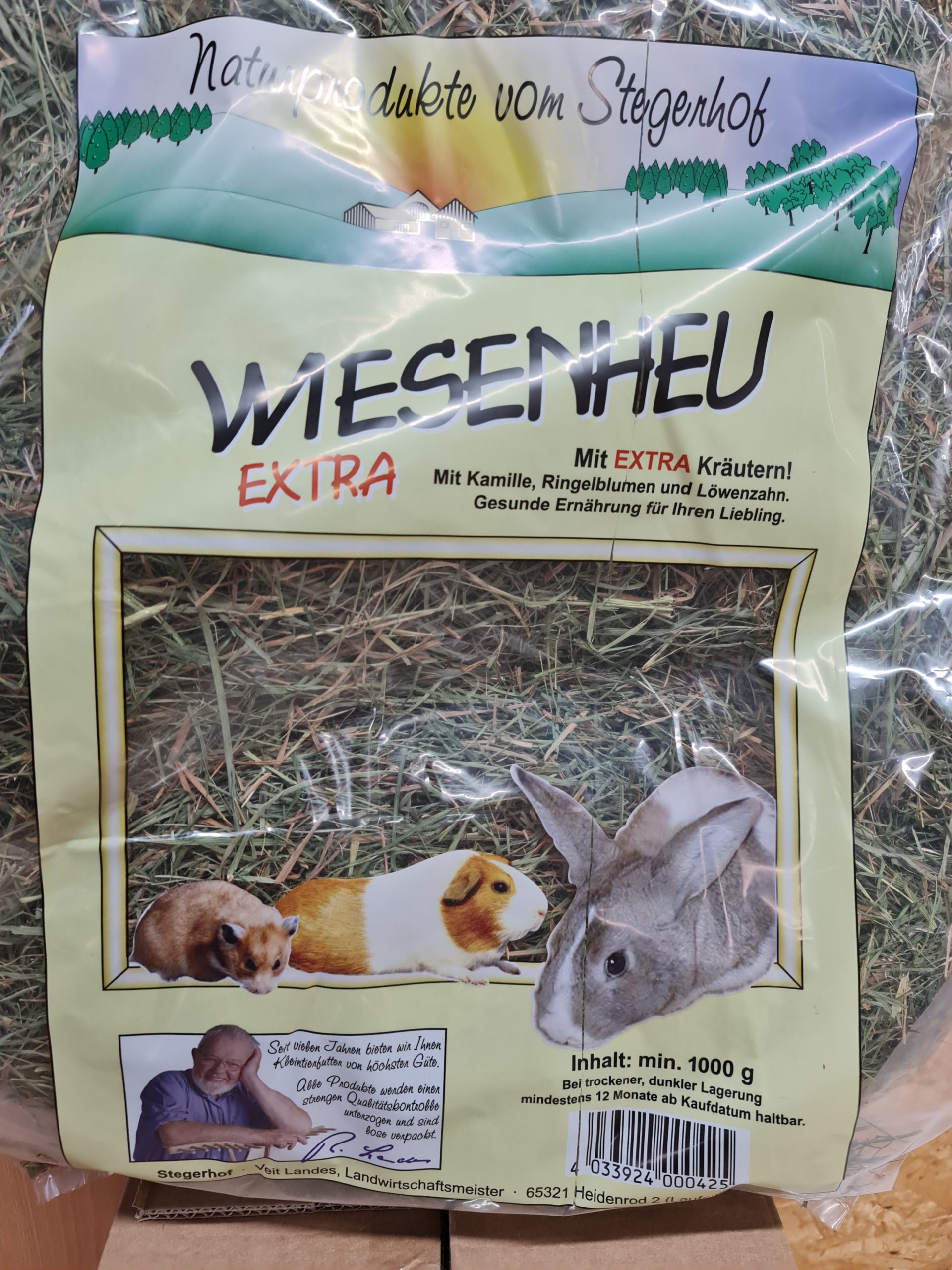 Stegerhof Wiesenheu Extra 1kg