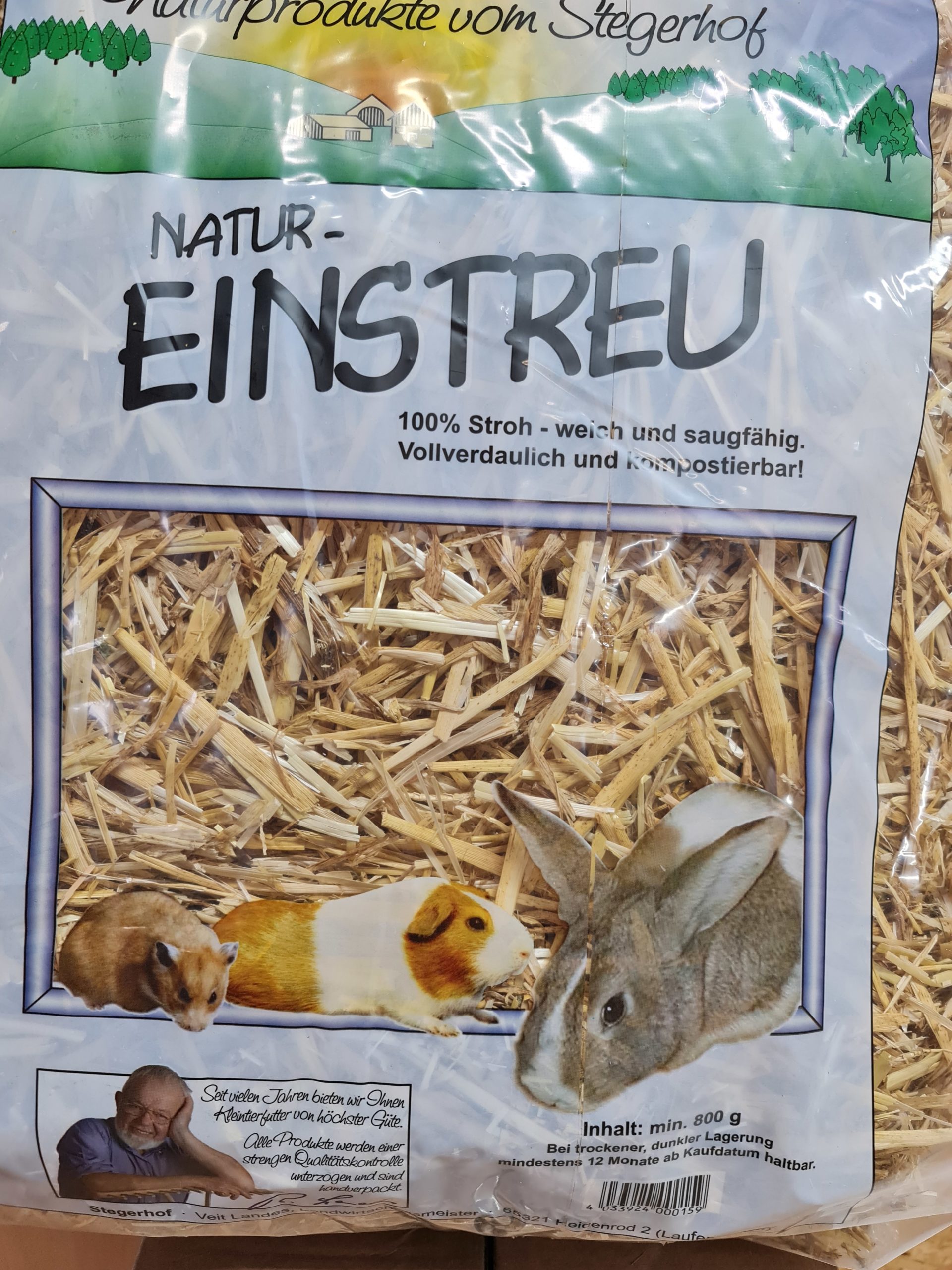 Stegerhof Einstreu Stroh
