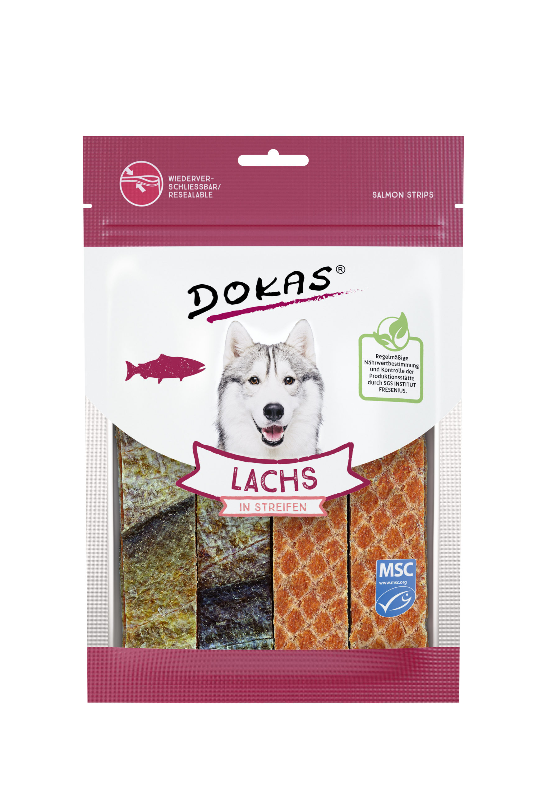 Dokas  Lachs in Streifen 100g