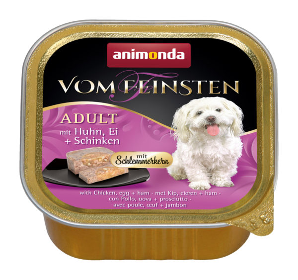 Animonda vom Feinsten Adult Schlemmerkern mit Huhn + Ei + Schinken 150g