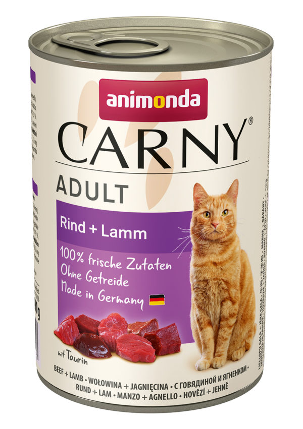 Animonda Carny Adult Rind + Lamm – Bild 2