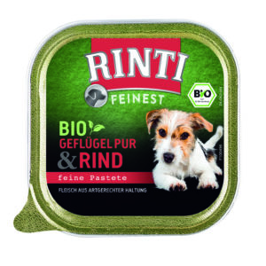 Rinti Feinest BIO Geflügel pur & Rind 150g