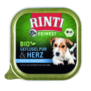 Rinti Feinest BIO Geflügel pur & Herz 150g