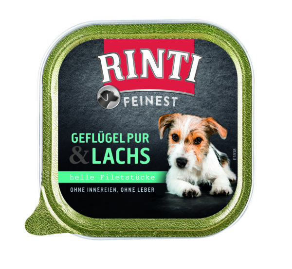 Rinti Feinest Geflügel pur & Lachs 150g