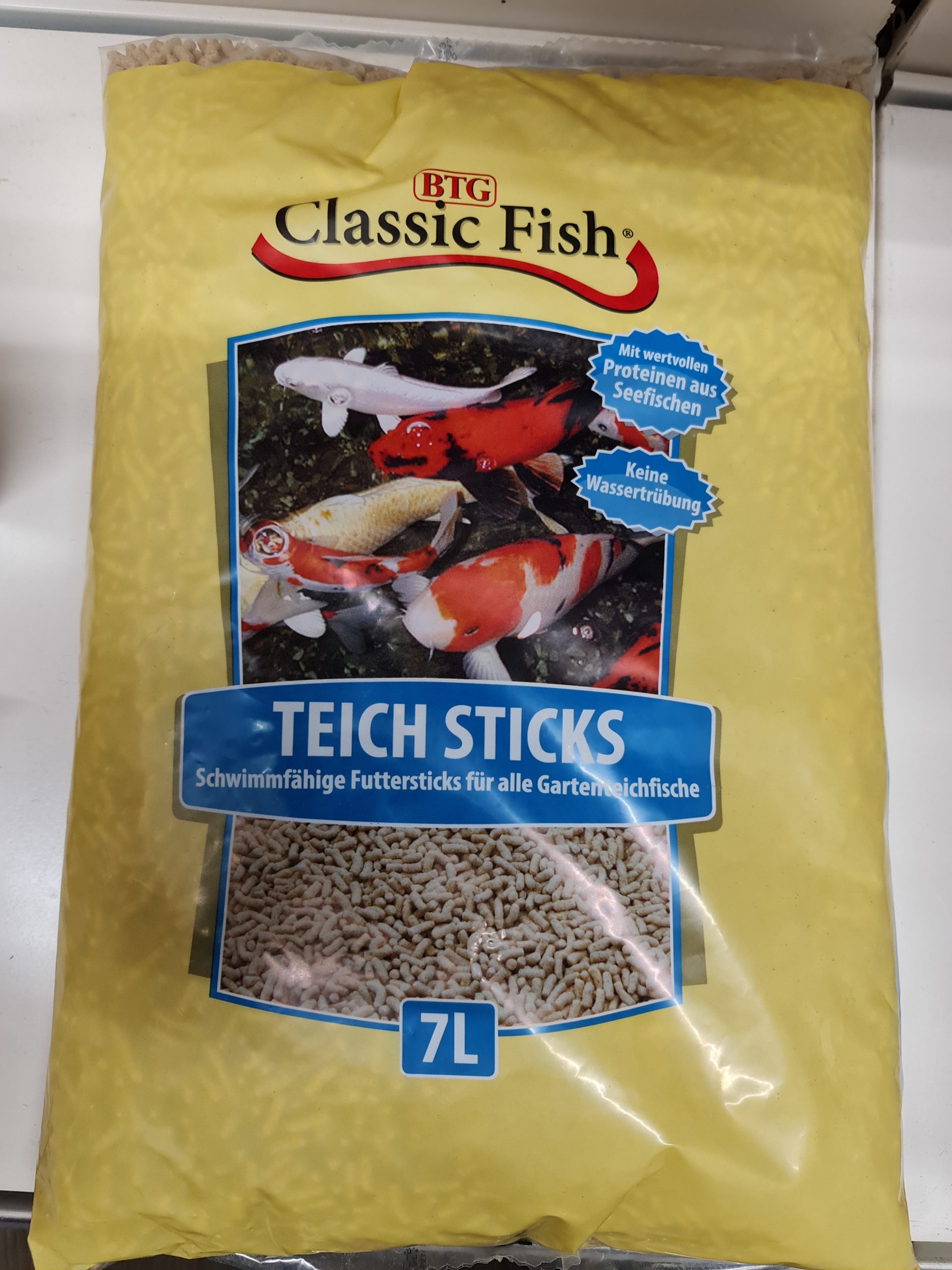 BTG Classic Fish Teich Sticks 7L Beutel 770g