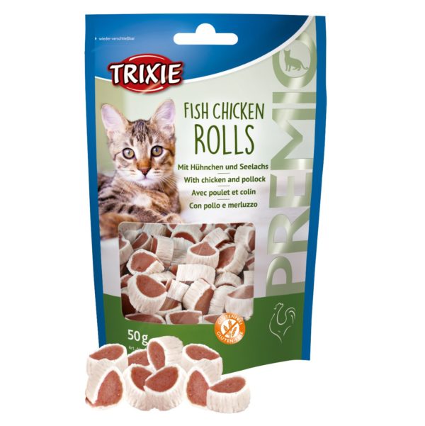 Trixie Premio Fish Chicken Rolls 50g