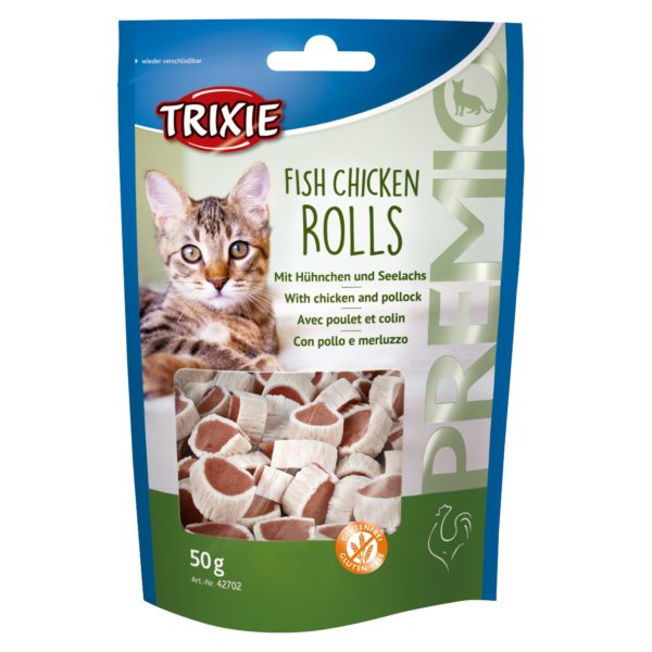 Trixie Premio Fish Chicken Rolls 50g – Bild 2