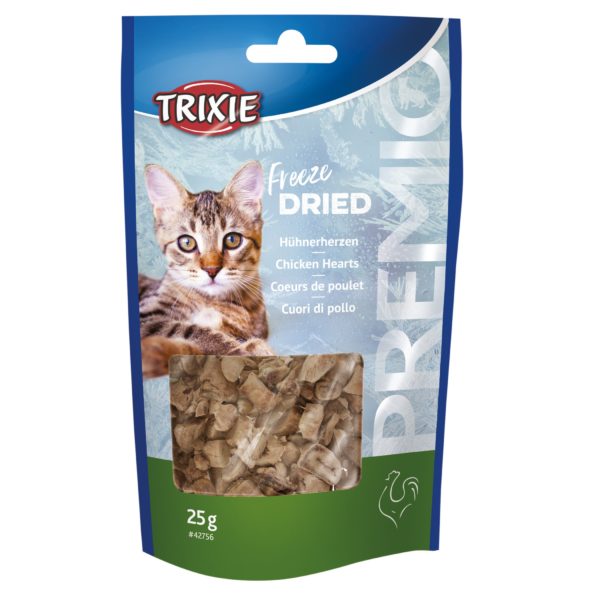 Trixie Premio Freeze Dried Hühnerherzen 25g – Bild 2