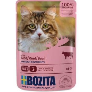 Bozita Häppchen in Soße mit Rind 85g