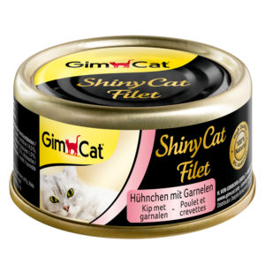 GimCat - ShinyCat Filet Hühnchen mit Garnelen 70 g