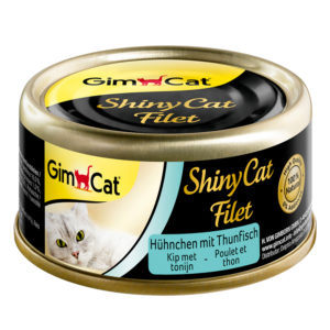 GimCat - ShinyCat Filet Hühnchen mit Thunfisch 70 g