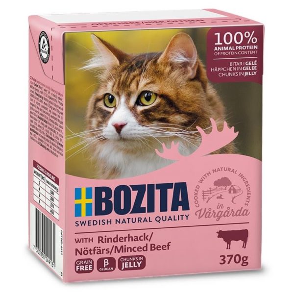 Bozita Häppchen in Gelee mit Rinderhack 370g