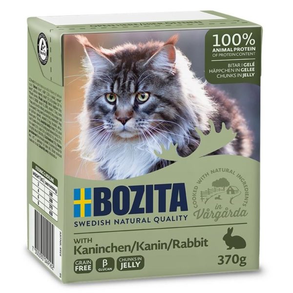 Bozita Häppchen in Gelee mit Kaninchen 370g