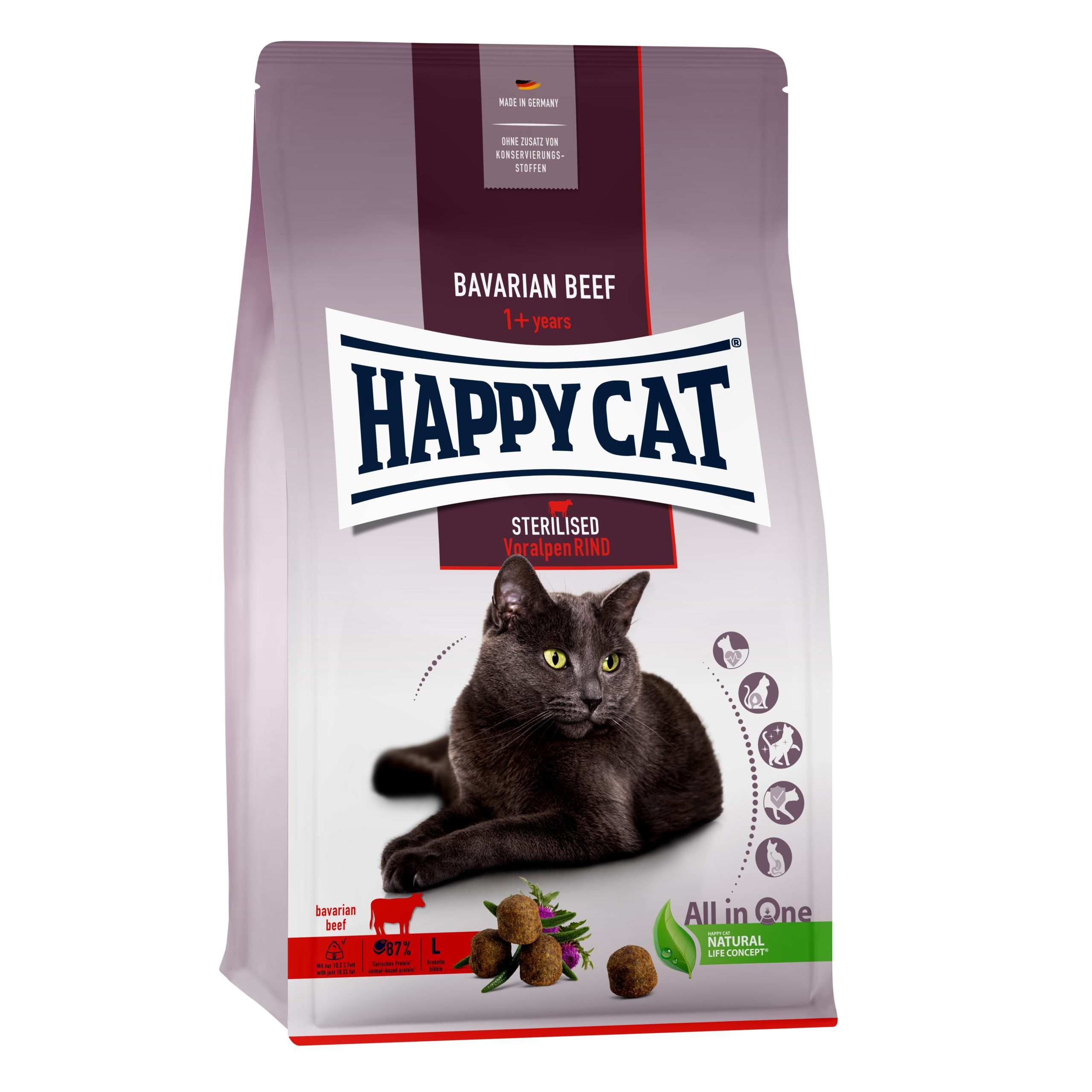 Happy Cat Adult Sterilised Voralpen-Rind
