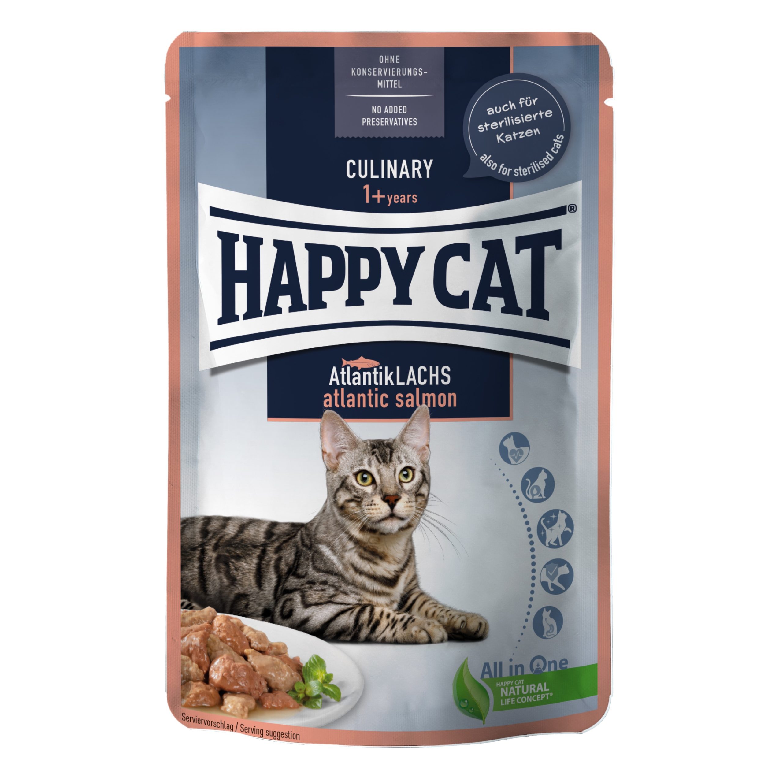 Happy Cat Meat in Sauce Culinary Atlantik-Lachs