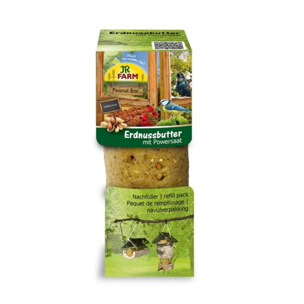 JR-Farm Peanut Bar Erdnussbutter mit Powersaat 350g