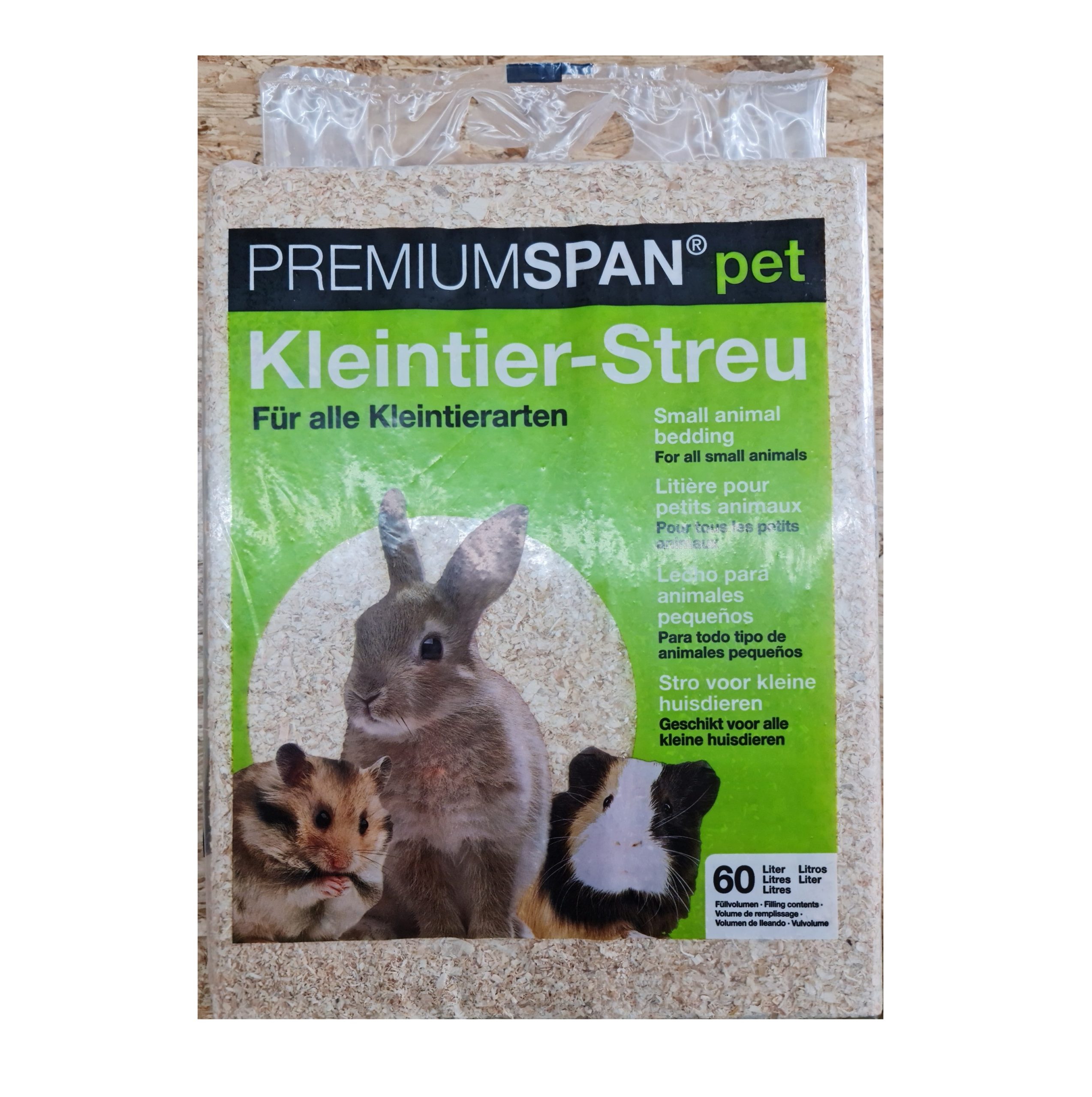 Premiumspan pet Kleintier-Streu 60Liter