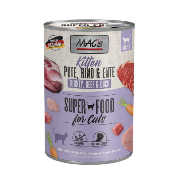Mac´s - Kitten – Pute, Rind & Ente – Bild 2