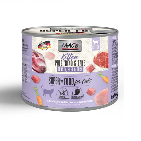 Mac´s - Kitten – Pute, Rind & Ente
