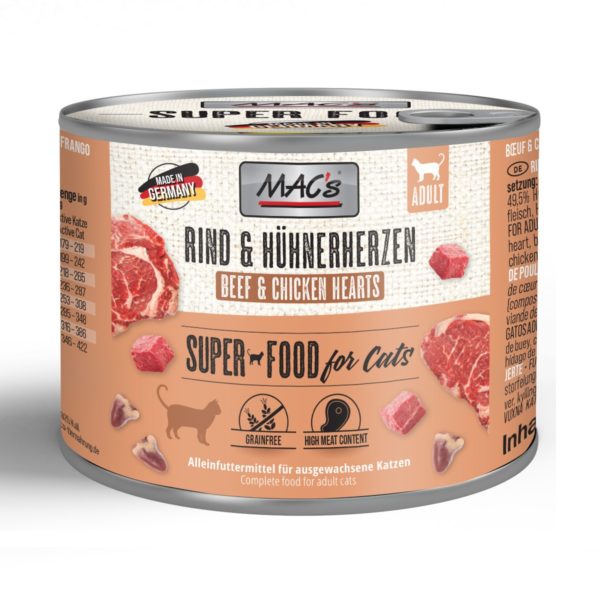 Mac´s - Rind & Hühnerherzen