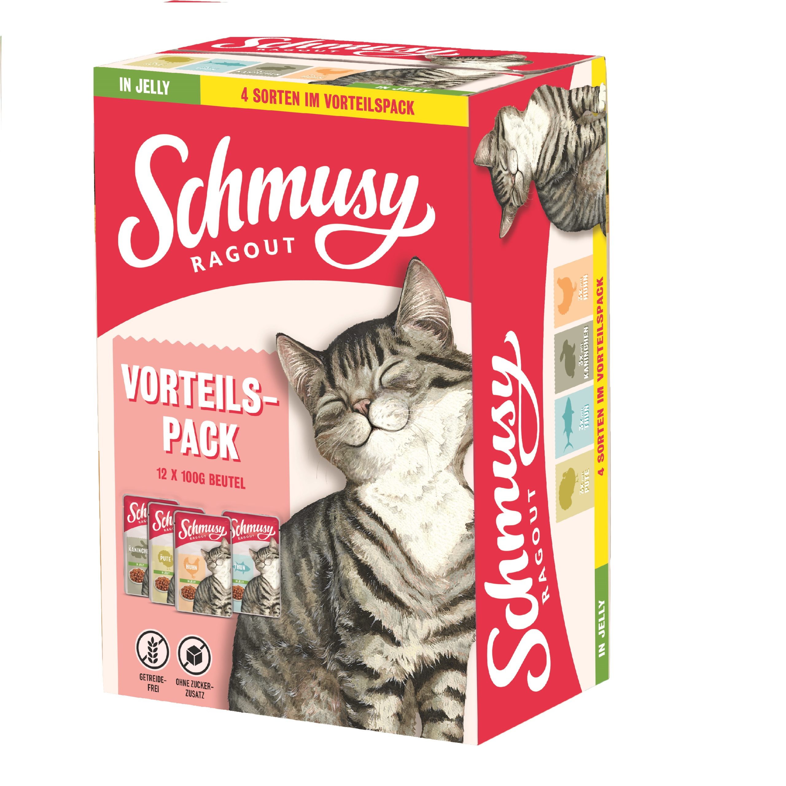 SCHMUSY Ragout in Jelly - Multibox - 12 x 100g