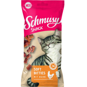 SCHMUSY Snack - Soft Bitties mit Huhn 60g