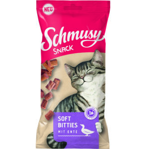 SCHMUSY Snack - Soft Bitties mit Ente 60g