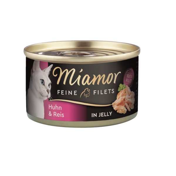Miamor Feine Filets in Jelly - Huhn & Reis 100g