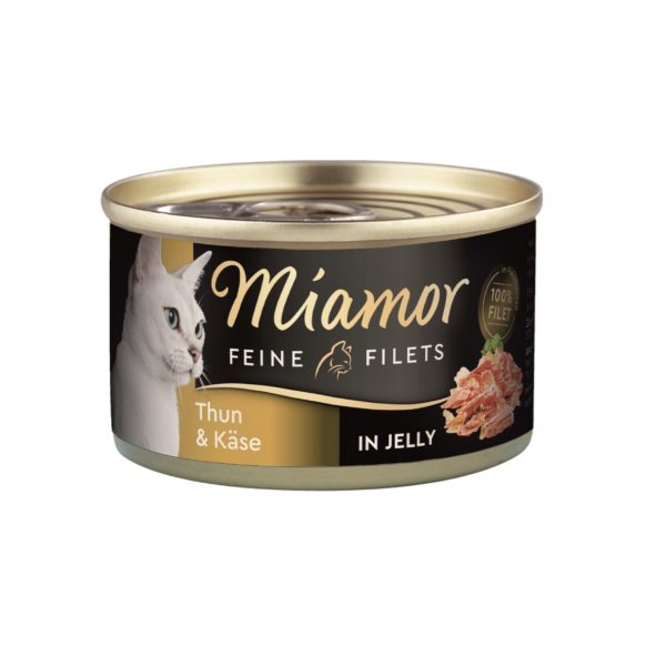 Miamor Feine Filets in Jelly - Thun & Käse 100g