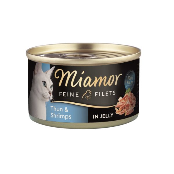 Miamor Feine Filets in Jelly - Thun & Shrimps 100g