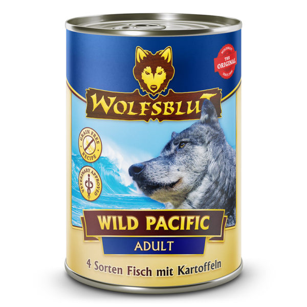 Wolfsblut Adult Wild Pacific - 4 Sorten Fisch mit Kartoffeln 395g