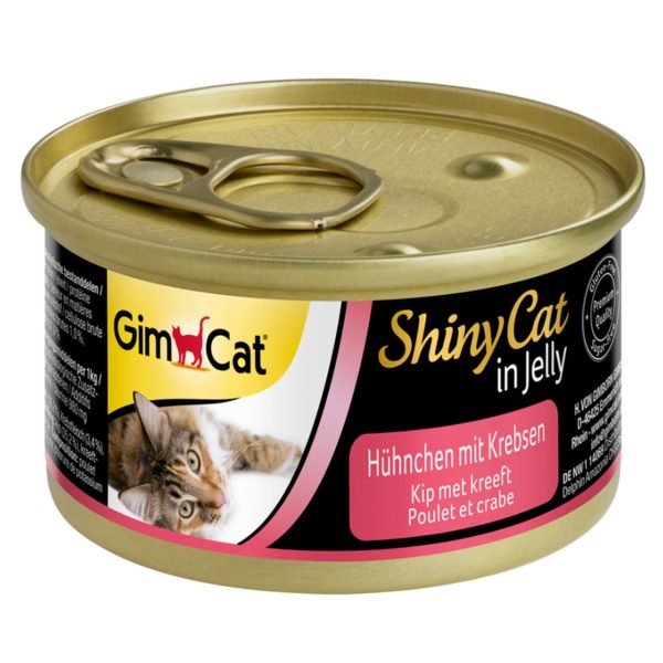 GimCat - ShinyCat in Jelly Hühnchen mit Krebsen 70 g