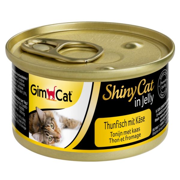 GimCat - ShinyCat in Jelly Thunfisch mit Käse 70 g