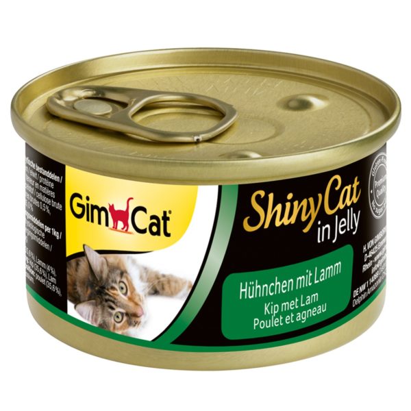 GimCat - ShinyCat in Jelly Hühnchen mit Lamm 70 g